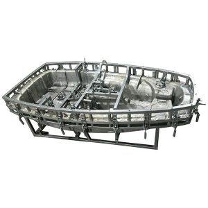 форма для ротационного формования корпуса лодки