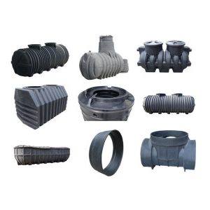 ротоформованный подземный резервуар для воды